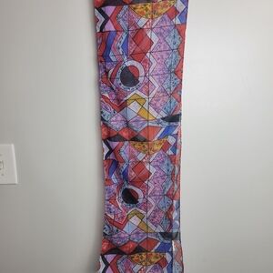 Liz Sinclair Vintage Scarf Bright Colors 68 x 10